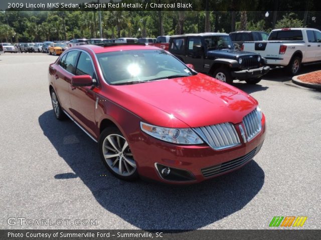 2009 Lincoln MKS Sedan in Sangria Red Metallic