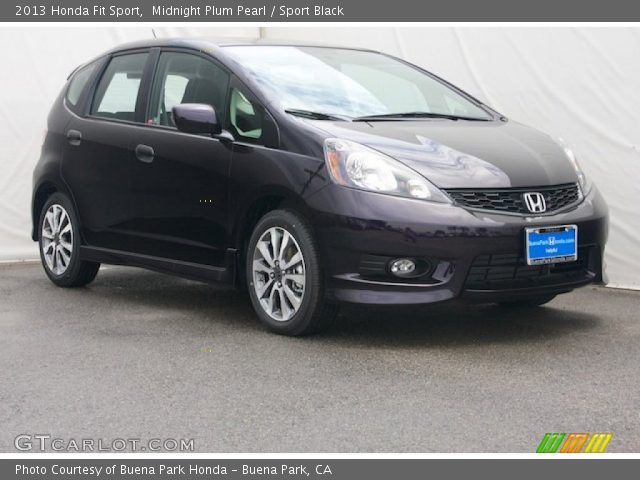 2013 Honda Fit Sport in Midnight Plum Pearl