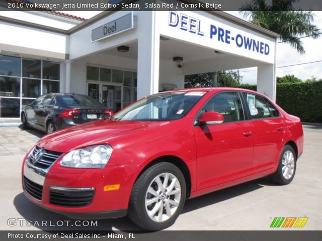 2010 Volkswagen Jetta Limited Edition Sedan in Salsa Red