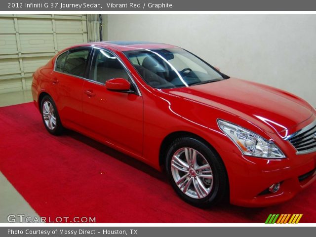 2012 Infiniti G 37 Journey Sedan in Vibrant Red