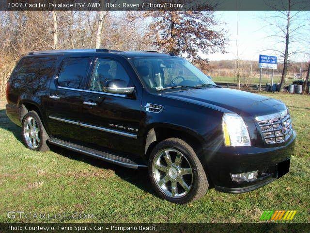 2007 Cadillac Escalade ESV AWD in Black Raven