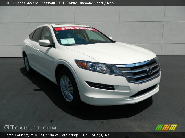 2012 Honda Accord Crosstour EX-L in White Diamond Pearl