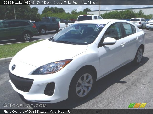 2013 Mazda MAZDA3 i SV 4 Door in Crystal White Pearl Mica