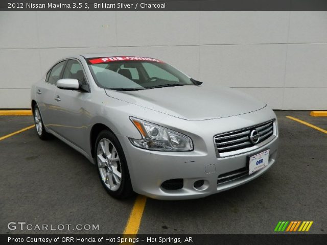 2012 Nissan Maxima 3.5 S in Brilliant Silver