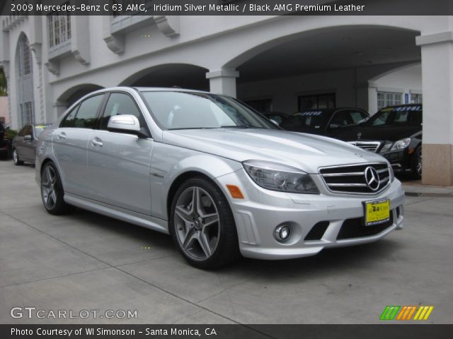 2009 Mercedes-Benz C 63 AMG in Iridium Silver Metallic