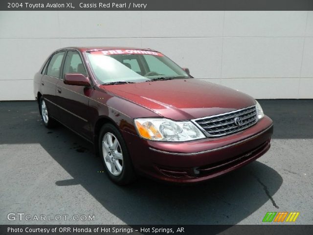 2004 Toyota Avalon XL in Cassis Red Pearl