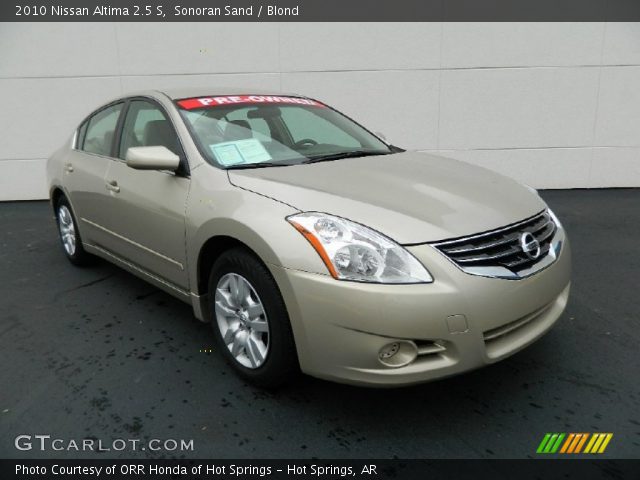 2010 Nissan Altima 2.5 S in Sonoran Sand