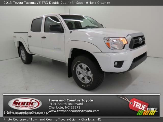 2013 Toyota Tacoma V6 TRD Double Cab 4x4 in Super White