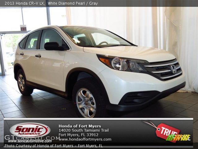 2013 Honda CR-V LX in White Diamond Pearl