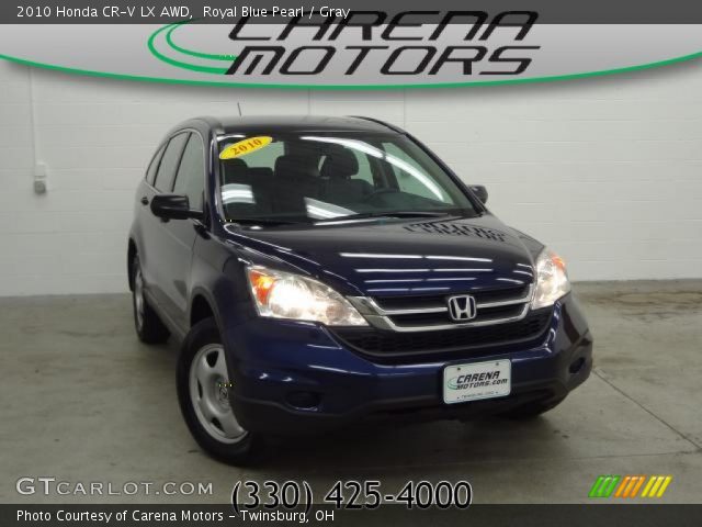 2010 Honda CR-V LX AWD in Royal Blue Pearl