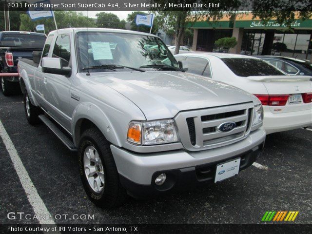 2011 Ford Ranger Sport SuperCab 4x4 in Silver Metallic