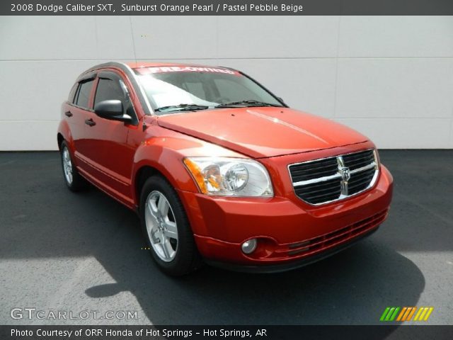 2008 Dodge Caliber SXT in Sunburst Orange Pearl