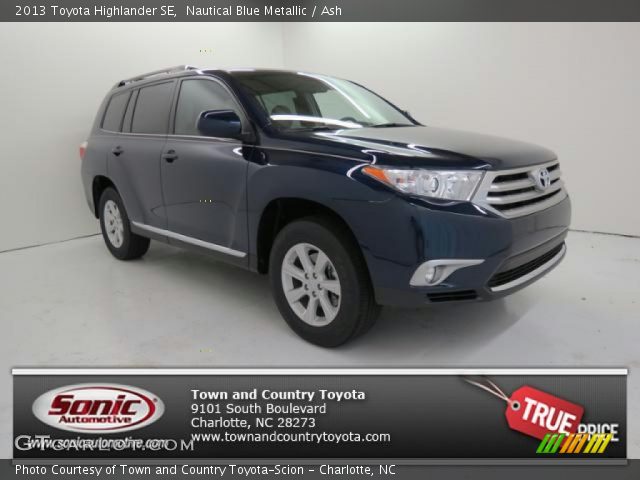 2013 Toyota Highlander SE in Nautical Blue Metallic