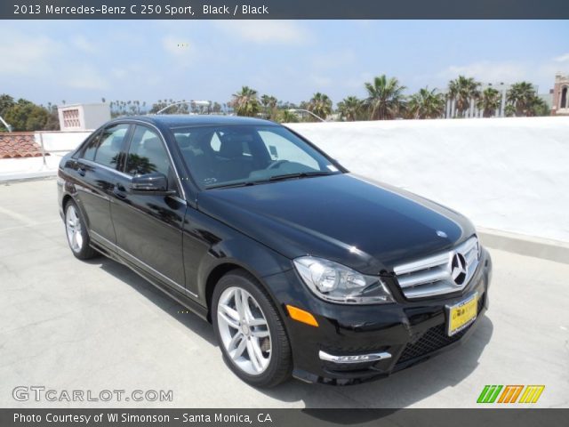 2013 Mercedes-Benz C 250 Sport in Black
