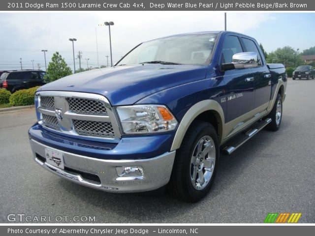 2011 Dodge Ram 1500 Laramie Crew Cab 4x4 in Deep Water Blue Pearl