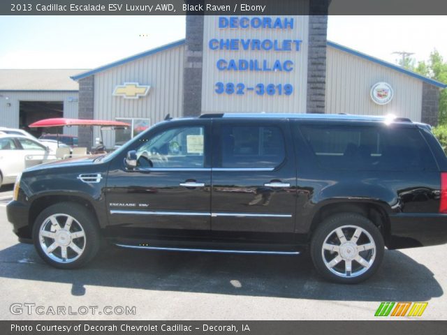 2013 Cadillac Escalade ESV Luxury AWD in Black Raven