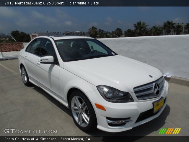 Polar white mercedes