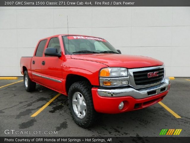 2007 GMC Sierra 1500 Classic Z71 Crew Cab 4x4 in Fire Red