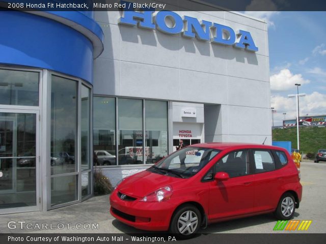 2008 Honda Fit Hatchback in Milano Red