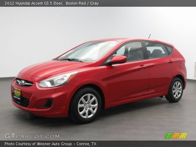 2012 Hyundai Accent GS 5 Door in Boston Red