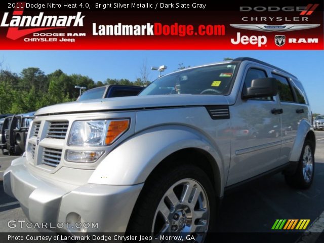 2011 Dodge Nitro Heat 4.0 in Bright Silver Metallic