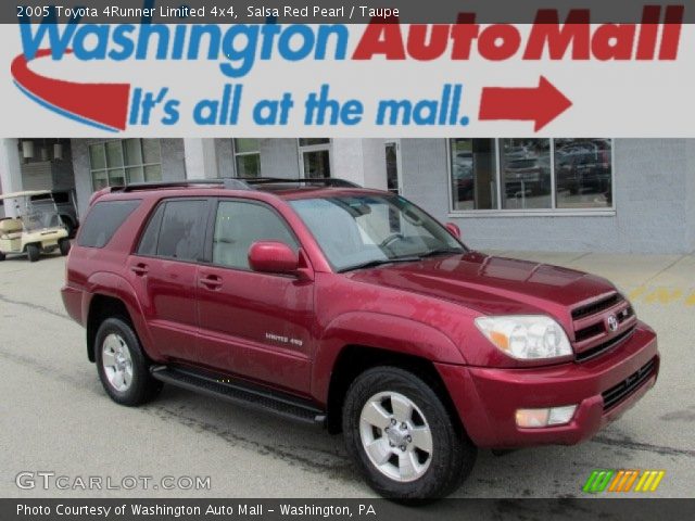 2005 Toyota 4Runner Limited 4x4 in Salsa Red Pearl