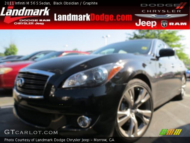2011 Infiniti M 56 S Sedan in Black Obsidian