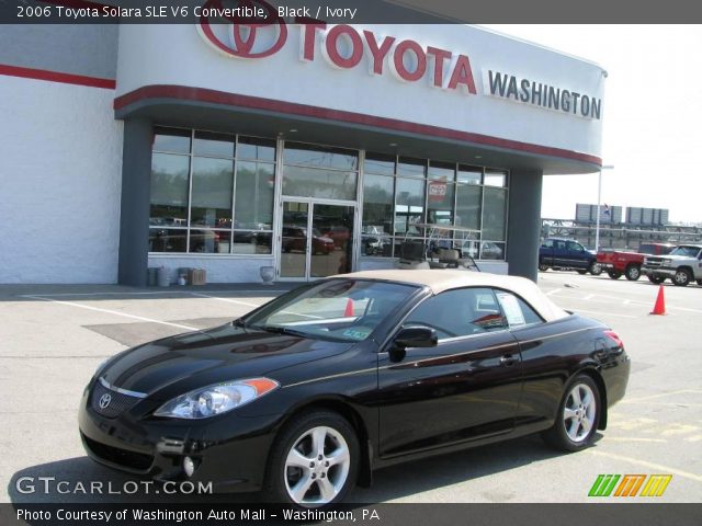 2006 Toyota Solara SLE V6 Convertible in Black