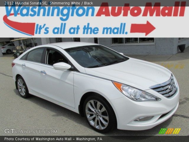 2012 Hyundai Sonata SE in Shimmering White