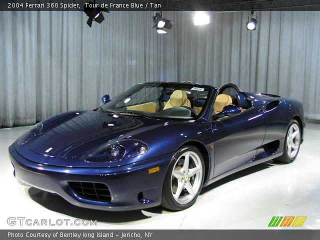 2004 Ferrari 360 Spider in Tour de France Blue