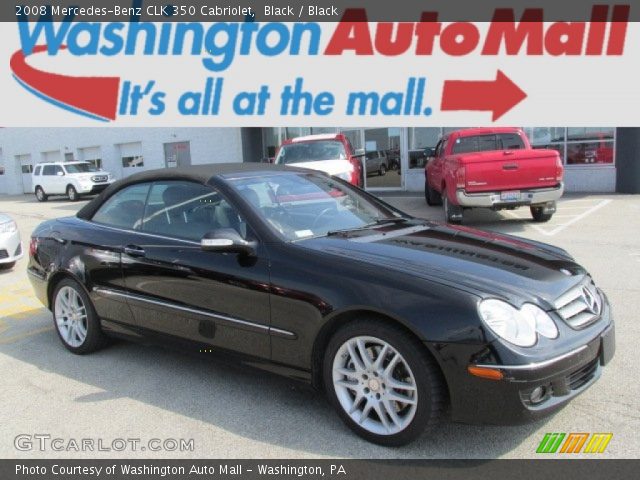 2008 Mercedes-Benz CLK 350 Cabriolet in Black