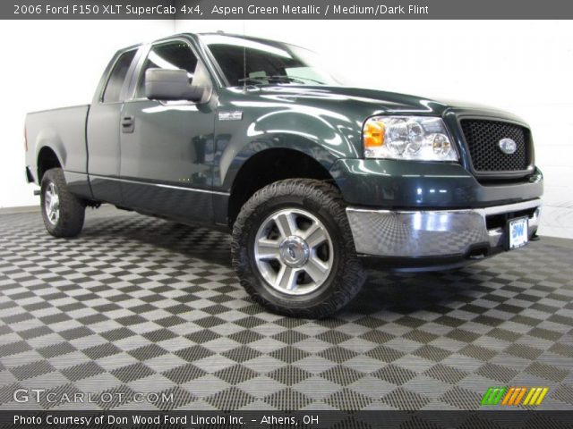 2006 Ford F150 XLT SuperCab 4x4 in Aspen Green Metallic