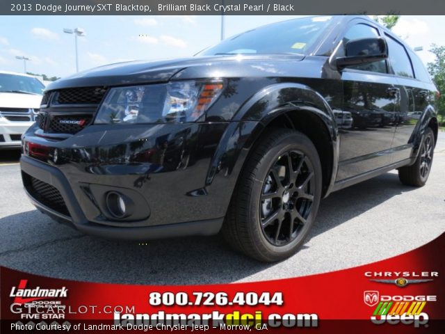 2013 Dodge Journey SXT Blacktop in Brilliant Black Crystal Pearl