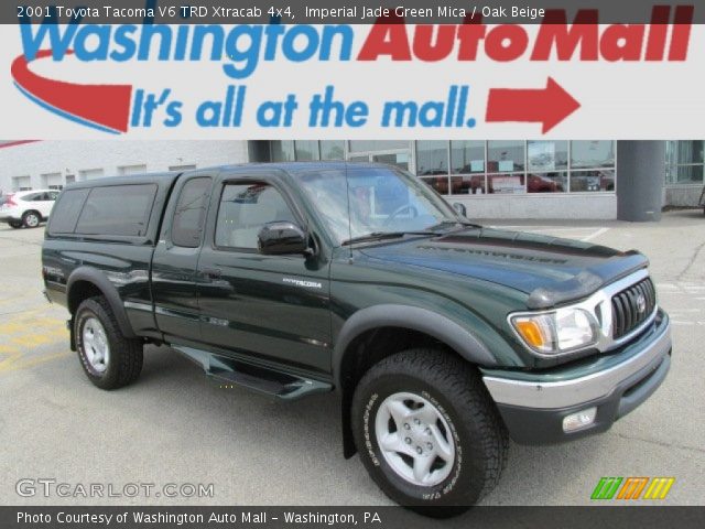 2001 Toyota Tacoma V6 TRD Xtracab 4x4 in Imperial Jade Green Mica