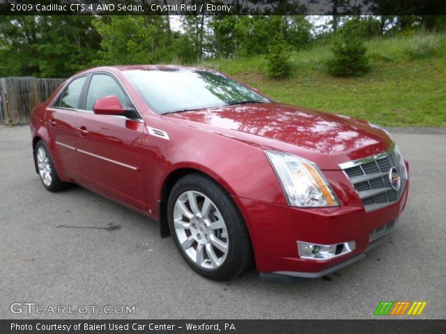 2009 Cadillac CTS 4 AWD Sedan in Crystal Red