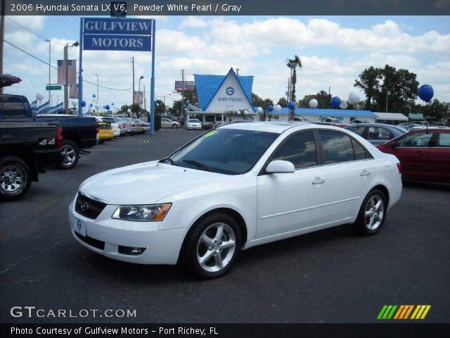 2006 Hyundai Sonata LX V6 in Powder White Pearl