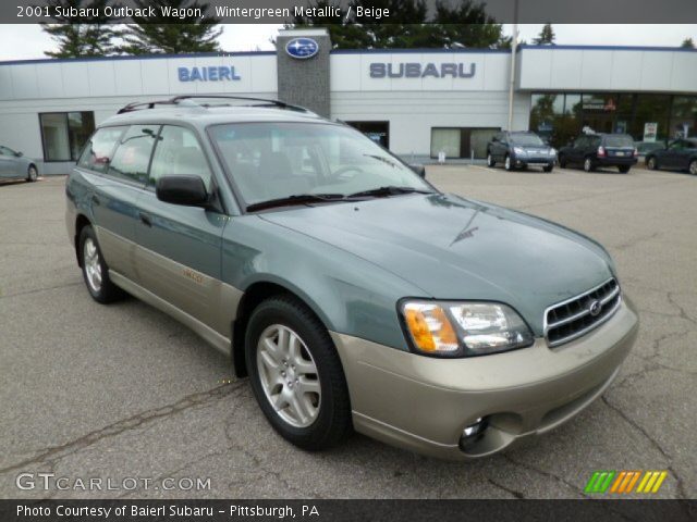 2001 Subaru Outback Wagon in Wintergreen Metallic