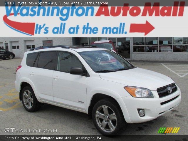2010 Toyota RAV4 Sport 4WD in Super White