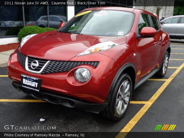 2011 Nissan Juke SV AWD in Cayenne Red