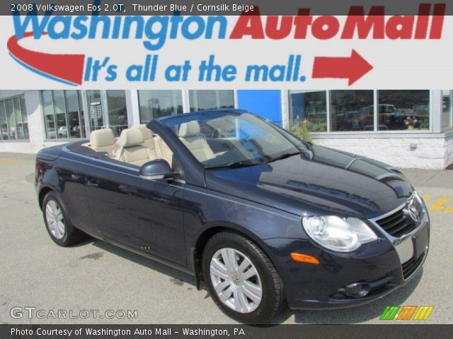 2008 Volkswagen Eos 2.0T in Thunder Blue