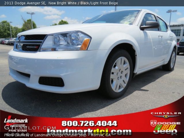 2013 Dodge Avenger SE in New Bright White