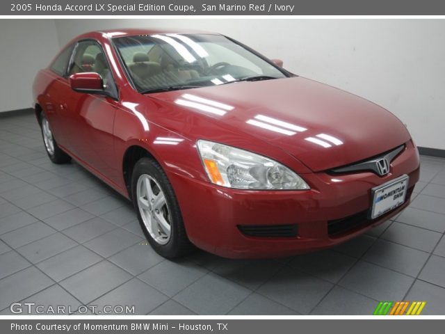 2005 Honda Accord LX Special Edition Coupe in San Marino Red