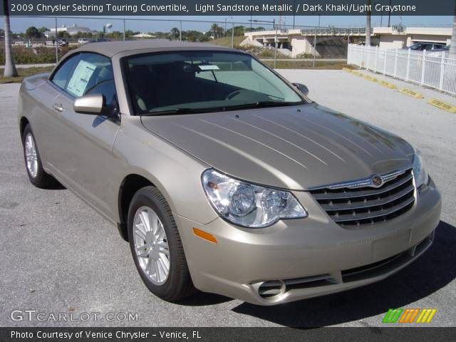 2009 Chrysler Sebring Touring Convertible in Light Sandstone Metallic