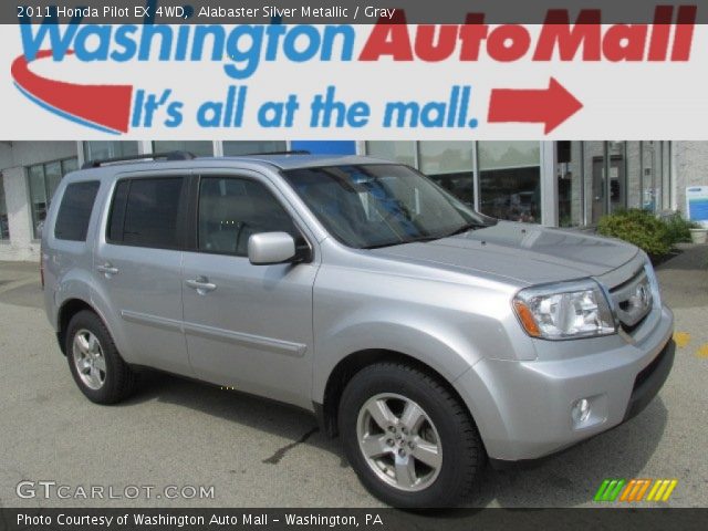 2011 Honda Pilot EX 4WD in Alabaster Silver Metallic