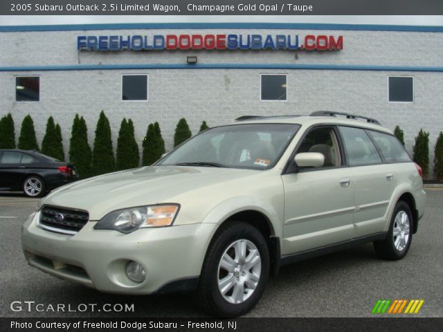 2005 Subaru Outback 2.5i Limited Wagon in Champagne Gold Opal