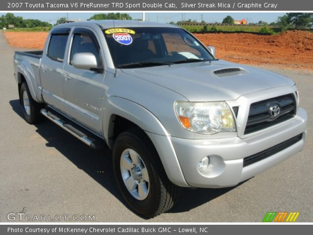 2007 Toyota Tacoma V6 PreRunner TRD Sport Double Cab in Silver Streak Mica