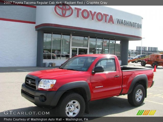 2007 Toyota Tacoma Regular Cab 4x4 in Radiant Red