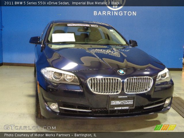 2011 BMW 5 Series 550i xDrive Sedan in Imperial Blue Metallic