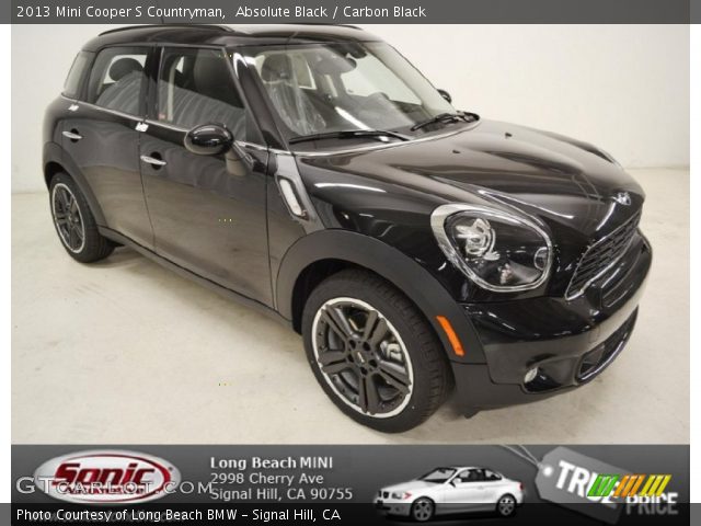 2013 Mini Cooper S Countryman in Absolute Black