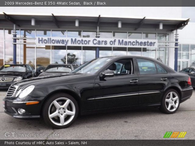 2009 Mercedes-Benz E 350 4Matic Sedan in Black